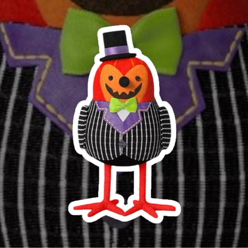 2024 TARGET HYDE & EEK FEATHERLY FRIENDS HALLOWEEN BIRD - GOURDON THE PUMPKIN
